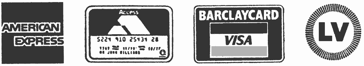 Methods of payment