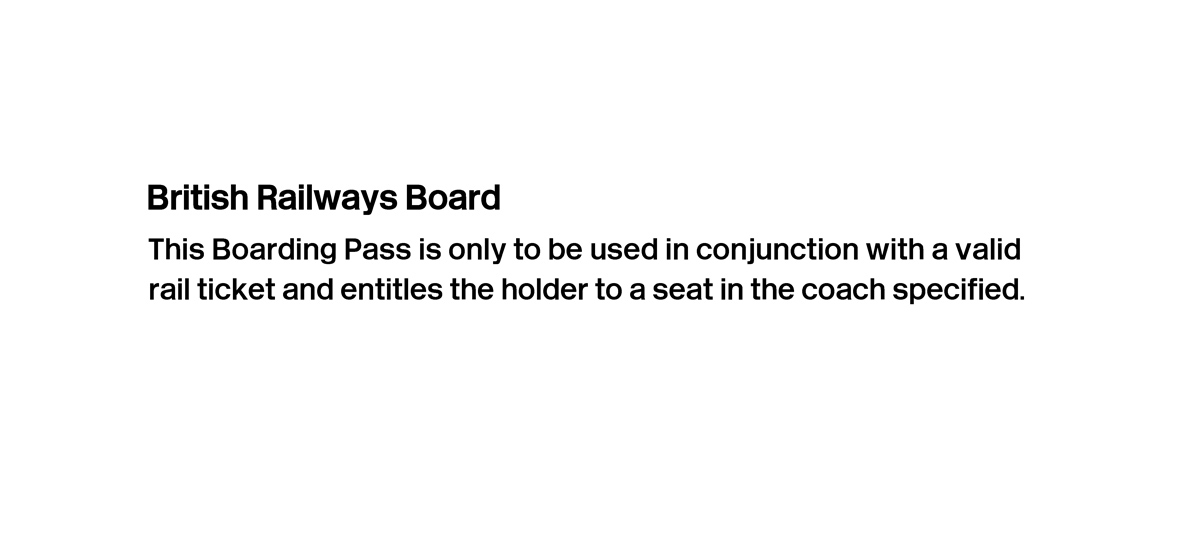 Boarding Pass