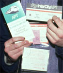 APT Boarding Pass, Ticket, Rail Card & Leaflet 7 December 1981 &copy; Chris Boyce