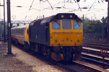 25317 towing APT-P through Preston 12 May 1982 &copy; Jerry Glover