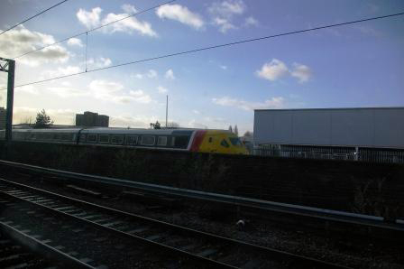 390 053 Passing APT-P at Crewe 7 Dec 2011 &copy; Kit Spackman