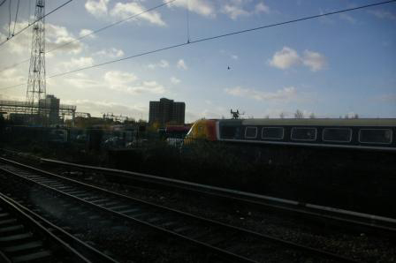 390 053 Passing APT-P at Crewe 7 Dec 2011 &copy; Kit Spackman
