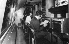 Engineers from the Railway Technical Centre at Derby carry out on-board testing during a proving run.