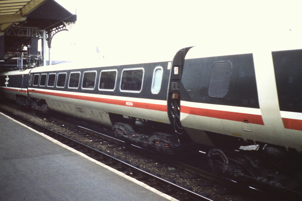 Ex APT-P 48204 APT-D at Preston 30 July 1984