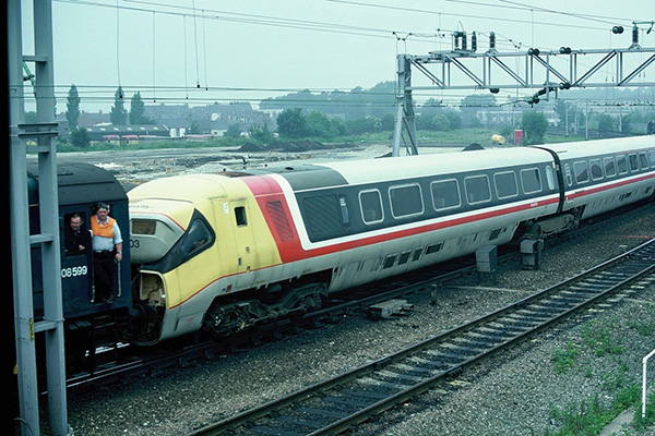 APT-P arrival at Crewe Heritage Centre