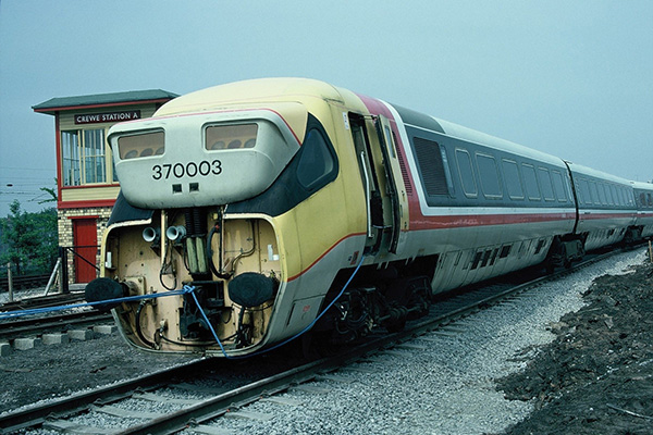 APT-P arrival at Crewe Heritage Centre