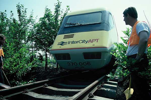 APT-P arrival at Crewe Heritage Centre