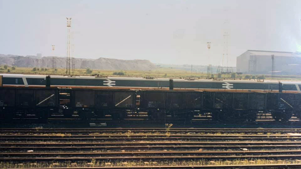 APT-P vehicles in Tinsley yard on route to CF Booths 1986 © Nigel Curtis