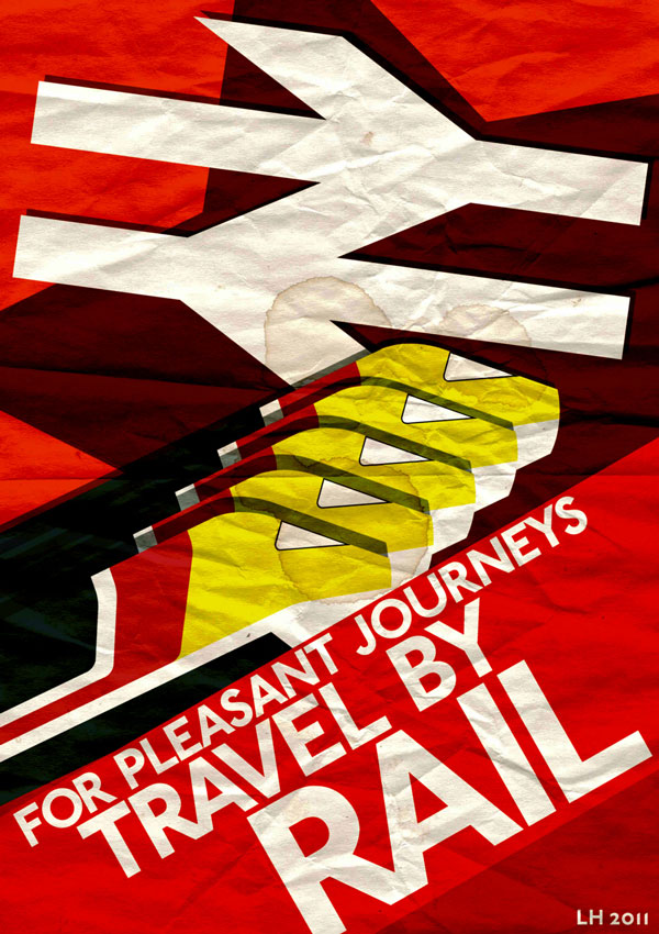 FOR PLEASANT JOURNEYS TRAVEL BY RAIL &copy; Leigh Hamilton 2011