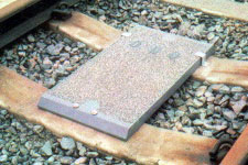 Track mounted transponder