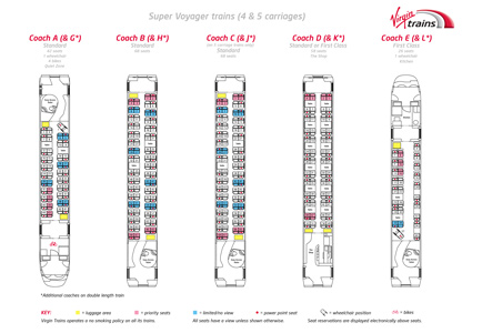 Super Voyager Seating Plan